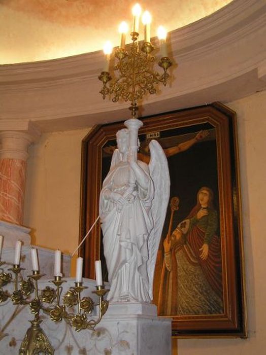 statue porte-luminaires : Ange