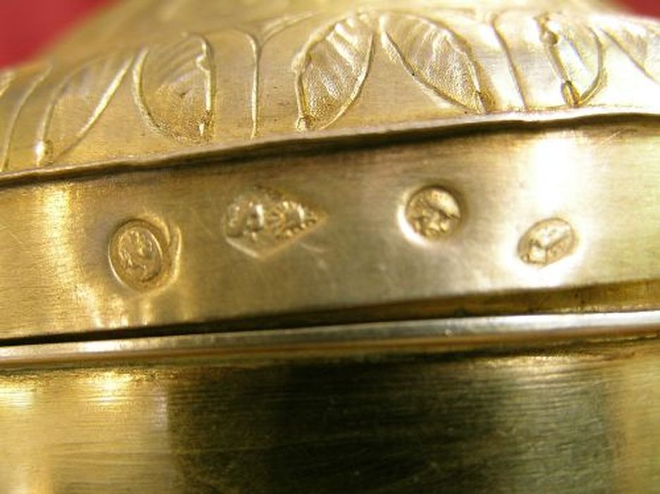 ciboire, détail des poinçons