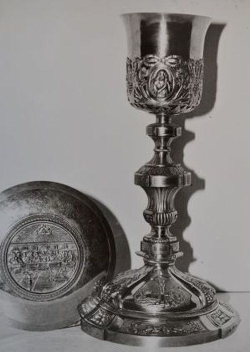 patène, détail - © Ministère de la Culture (France), Conservation des antiquités et des objets d’art de l'Ariège – Tous droits réservés 