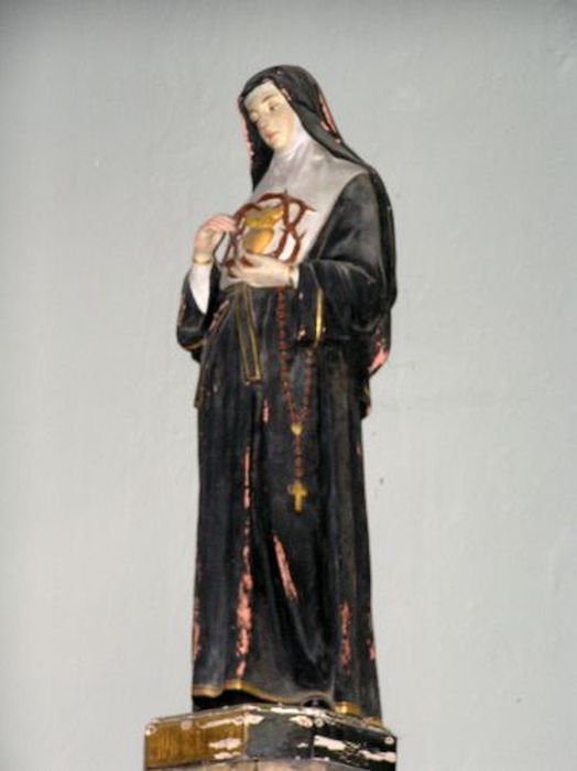 statue : Bienheureuse Marguerite-Marie Alacocque - © Ministère de la Culture (France), Conservation des antiquités et des objets d’art de l'Ariège – Tous droits réservés 