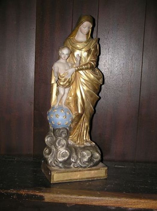 statue (statuette) : Vierge à l'Enfant - © Ministère de la Culture (France), Conservation des antiquités et des objets d’art de l'Ariège – Tous droits réservés 