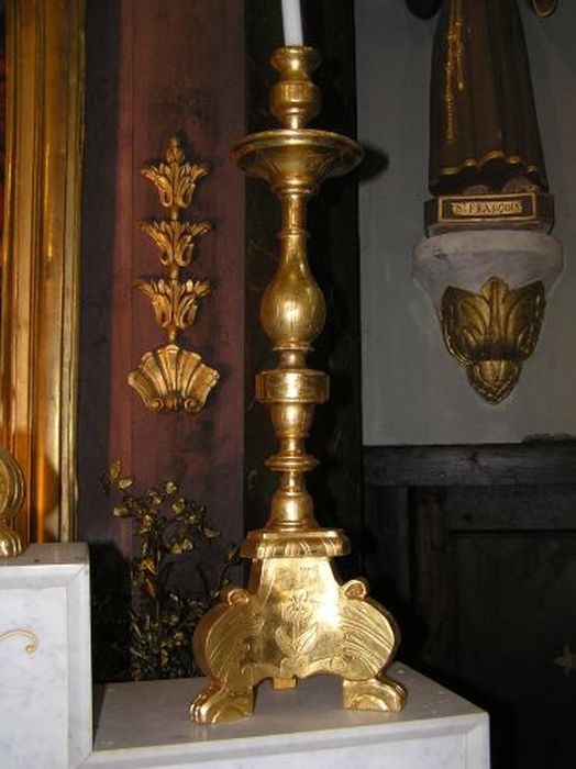 chandelier d'autel - © Ministère de la Culture (France), Conservation des antiquités et des objets d’art de l'Ariège – Tous droits réservés 