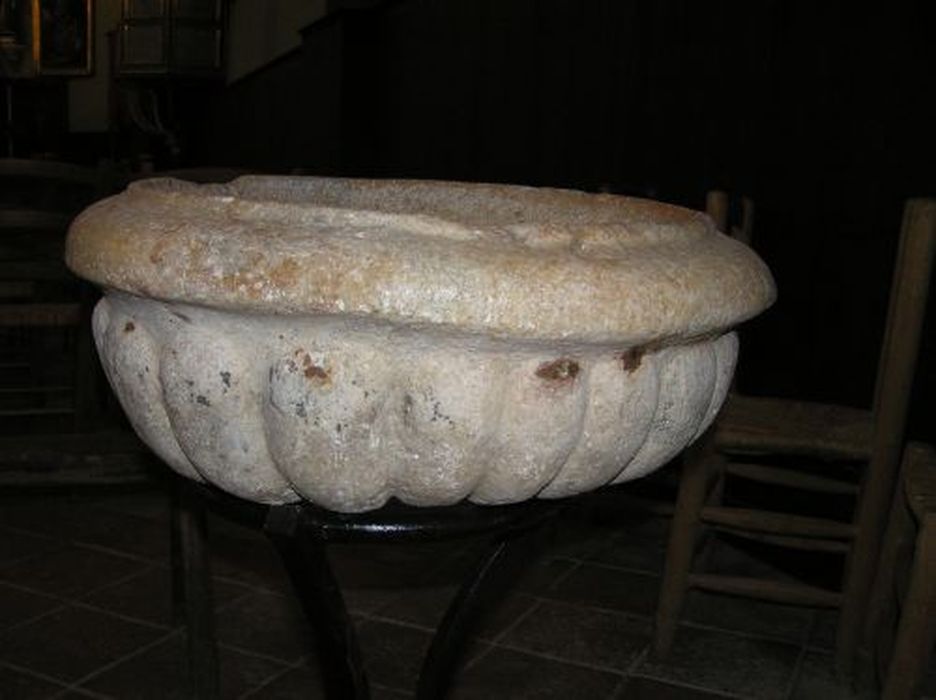 bénitier - © Ministère de la Culture (France), Conservation des antiquités et des objets d’art de l'Ariège – Tous droits réservés 