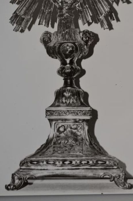ostensoir, détail