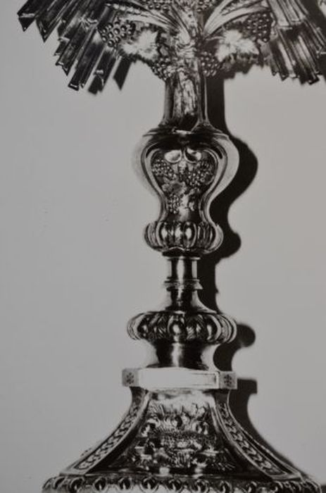 ostensoir, détail