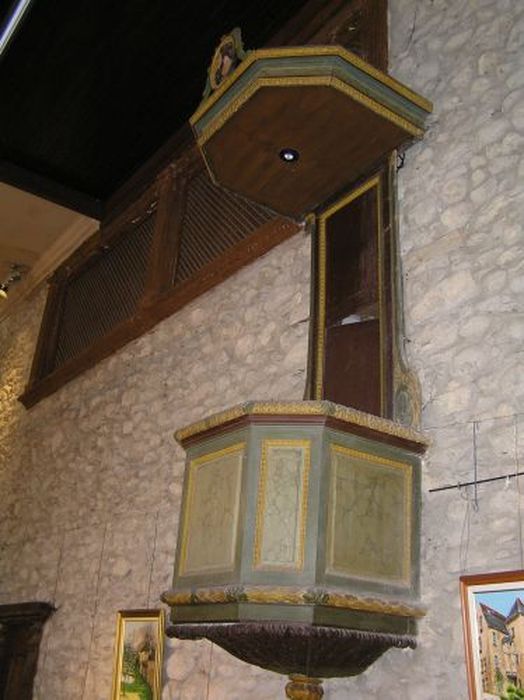 chaire à prêcher - © Ministère de la Culture (France), Conservation des antiquités et des objets d’art de l'Ariège – Tous droits réservés 