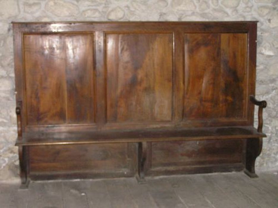 banc de choeur - © Ministère de la Culture (France), Conservation des antiquités et des objets d’art de l'Ariège – Tous droits réservés 