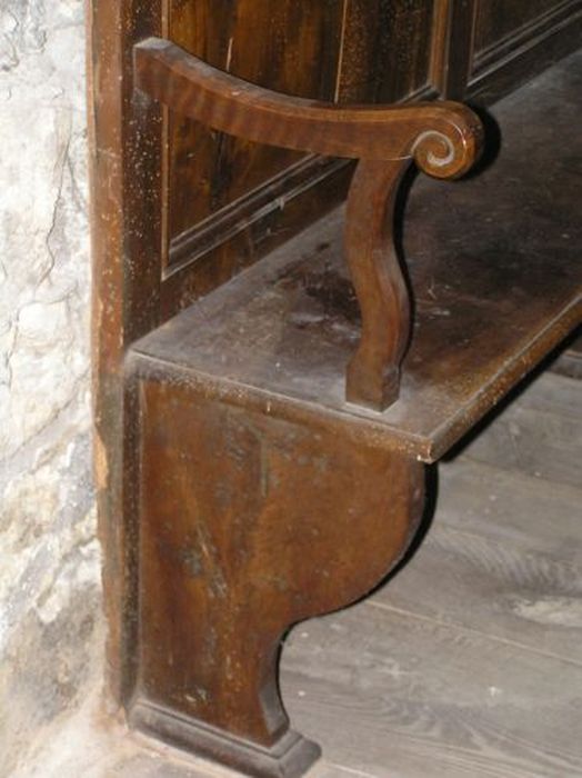 banc de choeur, détail - © Ministère de la Culture (France), Conservation des antiquités et des objets d’art de l'Ariège – Tous droits réservés 