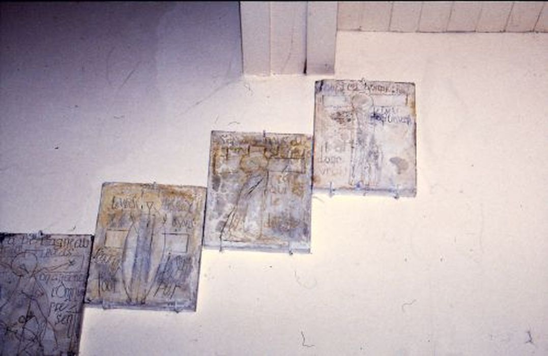 chemin de croix (bas-reliefs), détail de quatre stations - © Ministère de la Culture (France), Conservation des antiquités et des objets d’art de l'Ariège – Tous droits réservés 