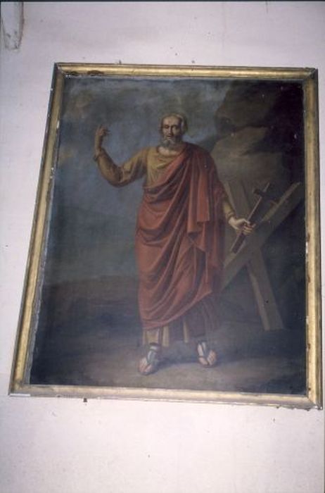tableau, cadre : Saint André - © Ministère de la Culture (France), Conservation des antiquités et des objets d’art de l'Ariège – Tous droits réservés