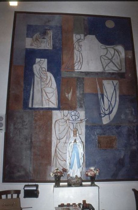 peinture monumentale (fresque) : Vie de la Vierge - © Ministère de la Culture (France), Conservation des antiquités et des objets d’art de l'Ariège – Tous droits réservés