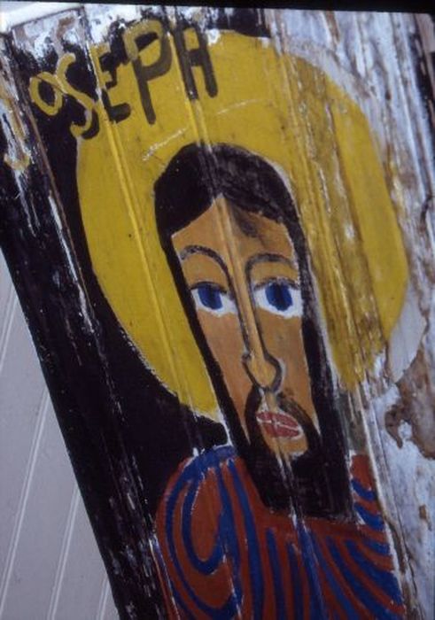 peinture monumentale : Saint Joseph, vue partielle - © Ministère de la Culture (France), Conservation des antiquités et des objets d’art de l'Ariège – Tous droits réservés