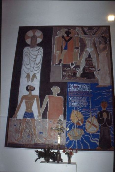 peinture monumentale (fresque) - © Ministère de la Culture (France), Conservation des antiquités et des objets d’art de l'Ariège – Tous droits réservés