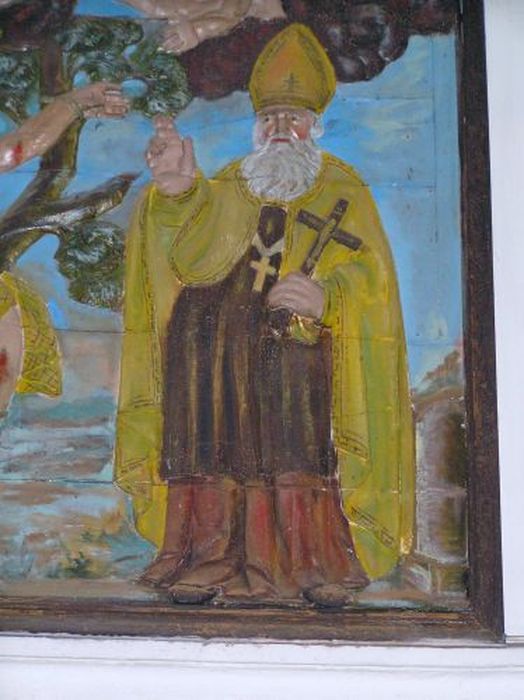 bas-relief : Martyre de saint Sébastien, détail