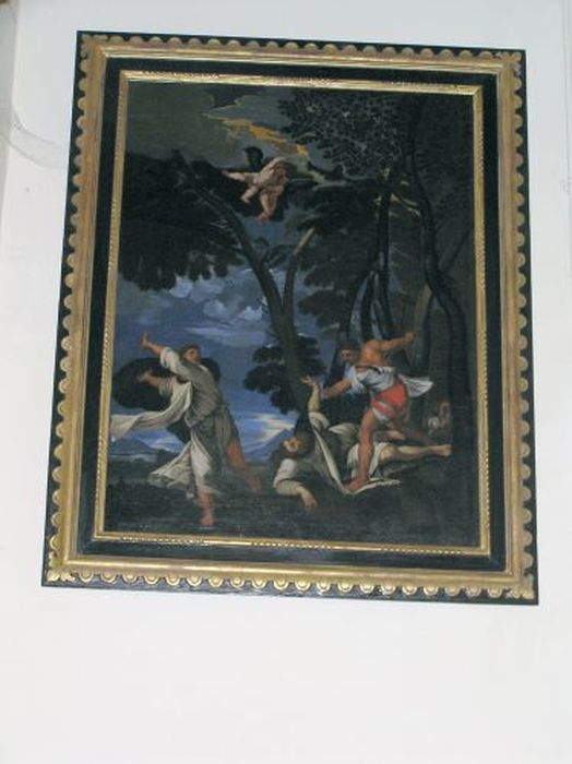 tableau : Réprobation de Caïn après la mort d'Abel (la)