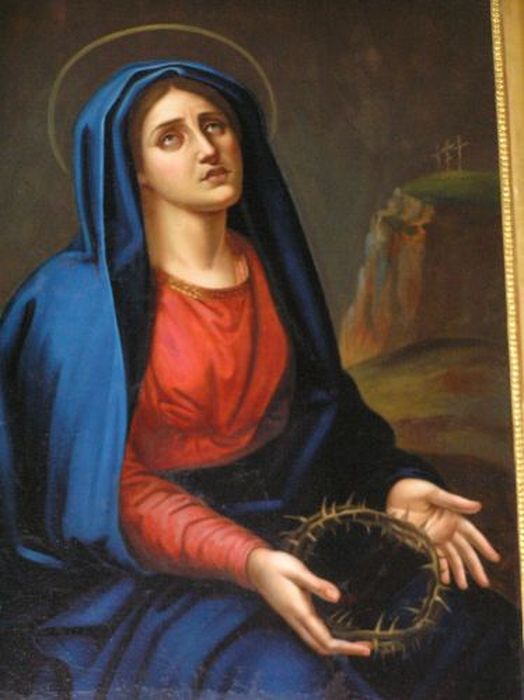 tableau : Sainte Catherine de Sienne dite autrefois Sainte Lucie