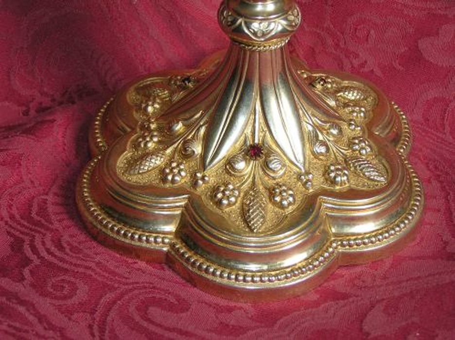 ciboire, détail - © Ministère de la Culture (France), Conservation des antiquités et des objets d’art de l'Ariège – Tous droits réservés 
