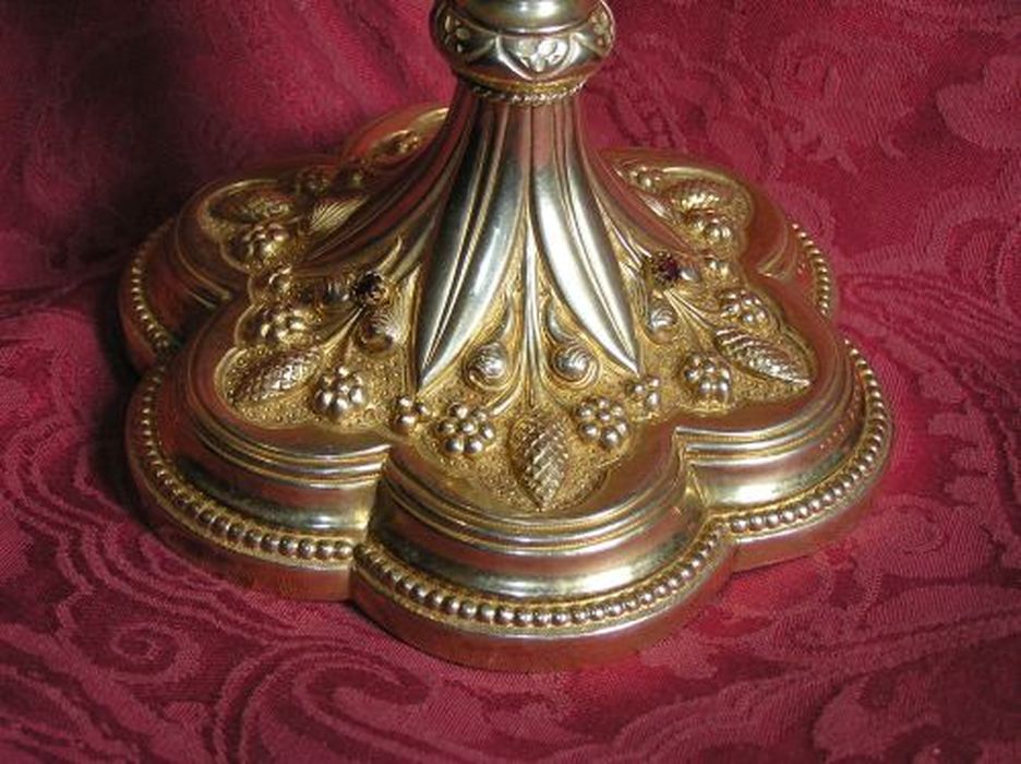 ciboire, détail - © Ministère de la Culture (France), Conservation des antiquités et des objets d’art de l'Ariège – Tous droits réservés 