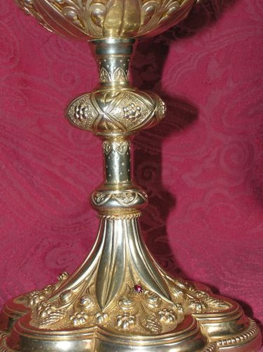 ciboire, détail - © Ministère de la Culture (France), Conservation des antiquités et des objets d’art de l'Ariège – Tous droits réservés 