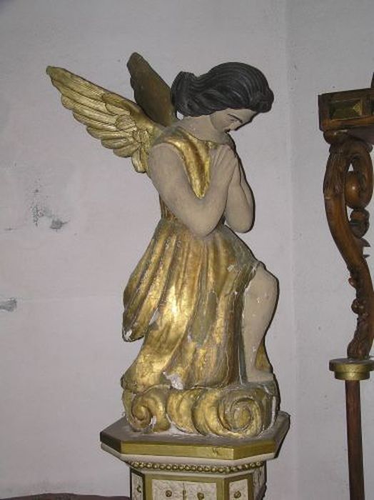 statue : Ange adorateur - © Ministère de la Culture (France), Conservation des antiquités et des objets d’art de l'Ariège – Tous droits réservés