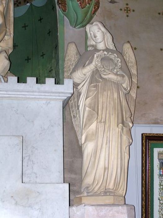 statue : Ange - © Ministère de la Culture (France), Conservation des antiquités et des objets d’art de l'Ariège – Tous droits réservés 