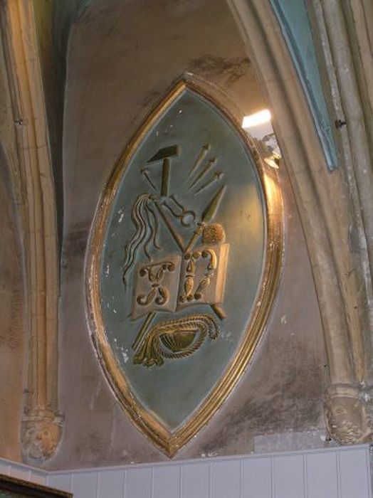 relief méplat : Trophées de la chapelle de Saint-Joseph - © Ministère de la Culture (France), Conservation des antiquités et des objets d’art de l'Ariège – Tous droits réservés