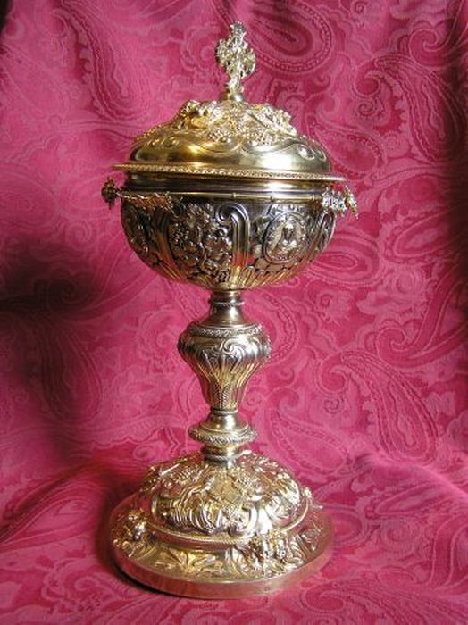 ciboire - © Ministère de la Culture (France), Conservation des antiquités et des objets d’art de l'Ariège – Tous droits réservés