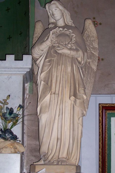 statue : Ange - © Ministère de la Culture (France), Conservation des antiquités et des objets d’art de l'Ariège – Tous droits réservés 