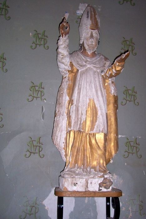 statue : Evêque - © Ministère de la Culture (France), Conservation des antiquités et des objets d’art de l'Ariège – Tous droits réservés 