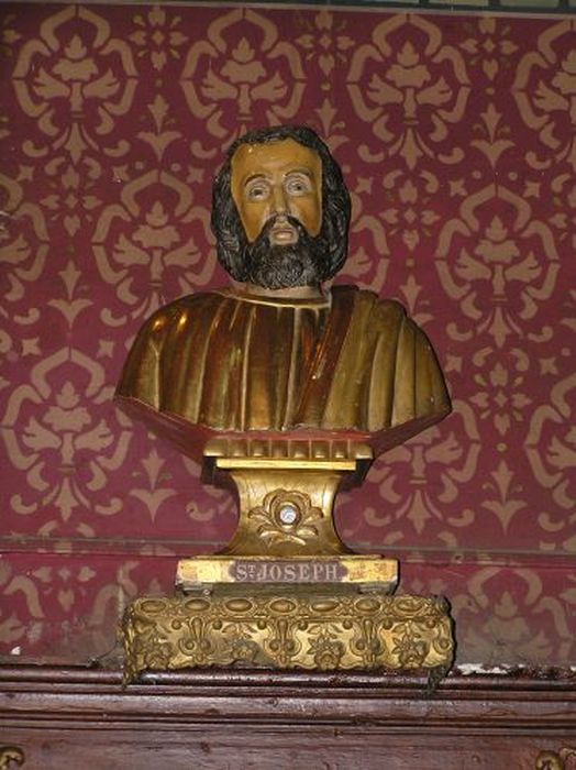 buste-reliquaire : Saint Joseph - © Ministère de la Culture (France), Conservation des antiquités et des objets d’art de l'Ariège – Tous droits réservés