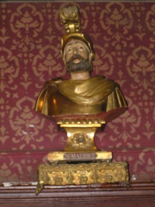 buste-reliquaire : Saint Maurice - © Ministère de la Culture (France), Conservation des antiquités et des objets d’art de l'Ariège – Tous droits réservés 