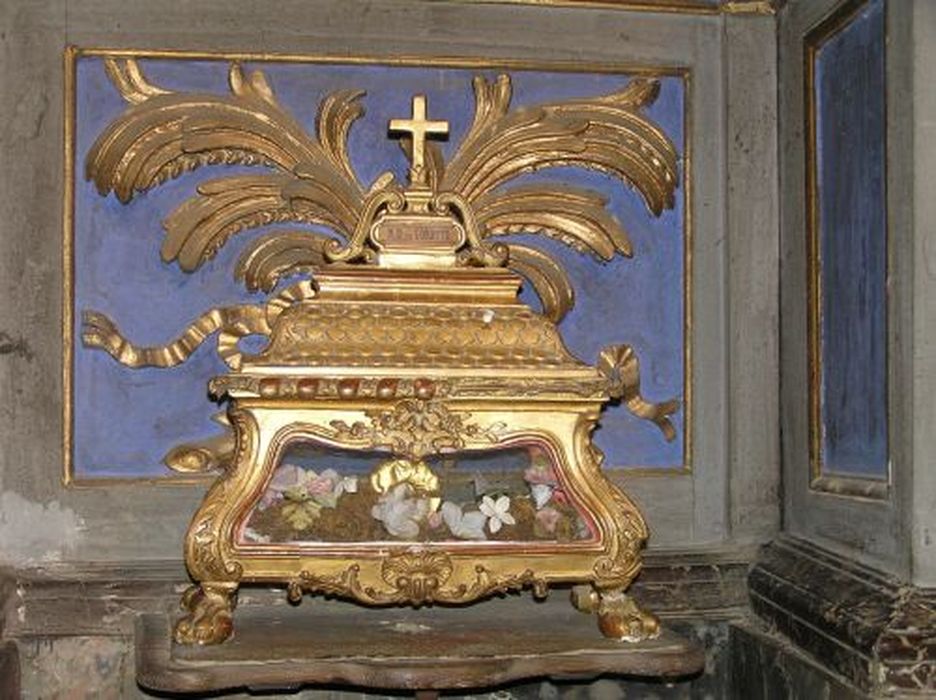 reliquaire de la Vraie Croix - © Ministère de la Culture (France), Conservation des antiquités et des objets d’art de l'Ariège – Tous droits réservés