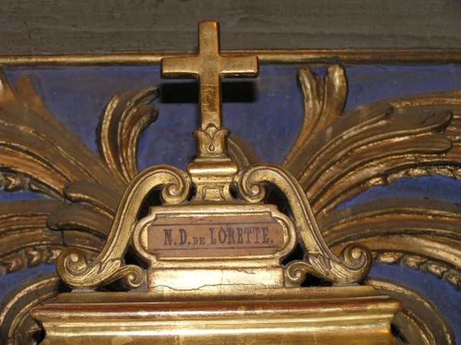 reliquaire de la Vraie Croix, détail - © Ministère de la Culture (France), Conservation des antiquités et des objets d’art de l'Ariège – Tous droits réservés 