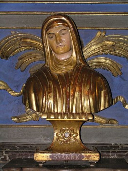 buste-reliquaire : Sainte Anne - © Ministère de la Culture (France), Conservation des antiquités et des objets d’art de l'Ariège – Tous droits réservés