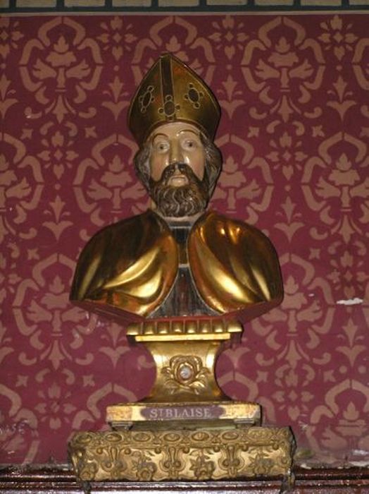 buste-reliquaire : Saint Blaise - © Ministère de la Culture (France), Conservation des antiquités et des objets d’art de l'Ariège – Tous droits réservés