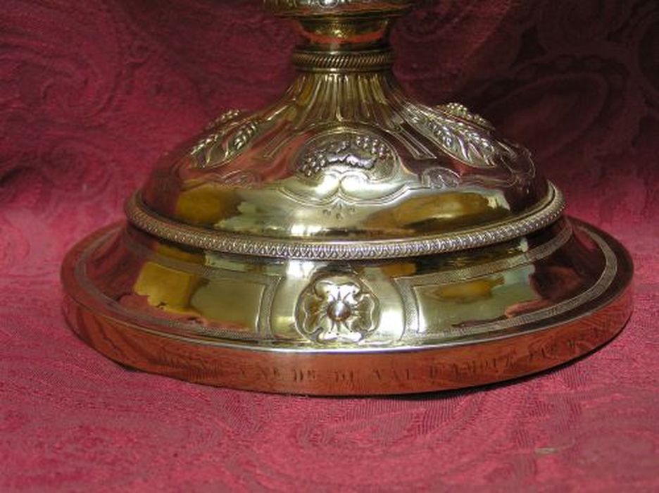 calice, détail - © Ministère de la Culture (France), Conservation des antiquités et des objets d’art de l'Ariège – Tous droits réservés 