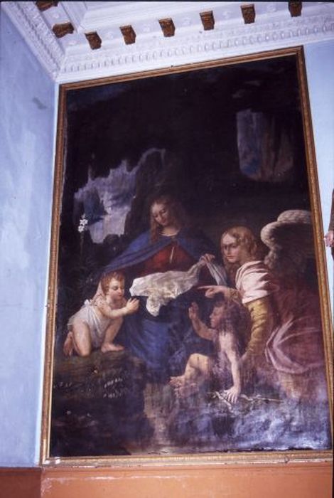 tableau : Vierge à l'Enfant avec saint Jean-Baptiste - © Ministère de la Culture (France), Conservation des antiquités et des objets d’art de l'Ariège – Tous droits réservés
