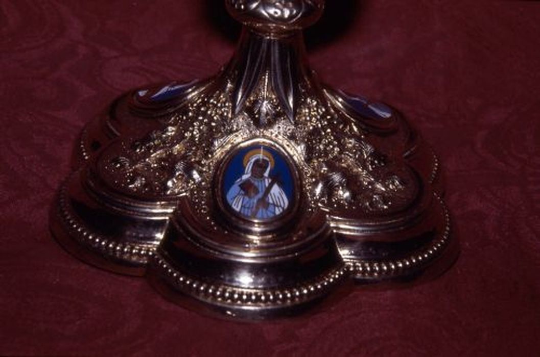 ciboire, détail - © Ministère de la Culture (France), Conservation des antiquités et des objets d’art de l'Ariège – Tous droits réservés 