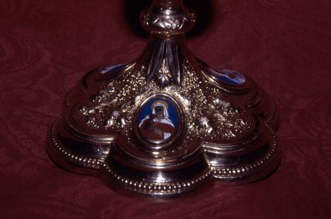 ciboire, détail - © Ministère de la Culture (France), Conservation des antiquités et des objets d’art de l'Ariège – Tous droits réservés 