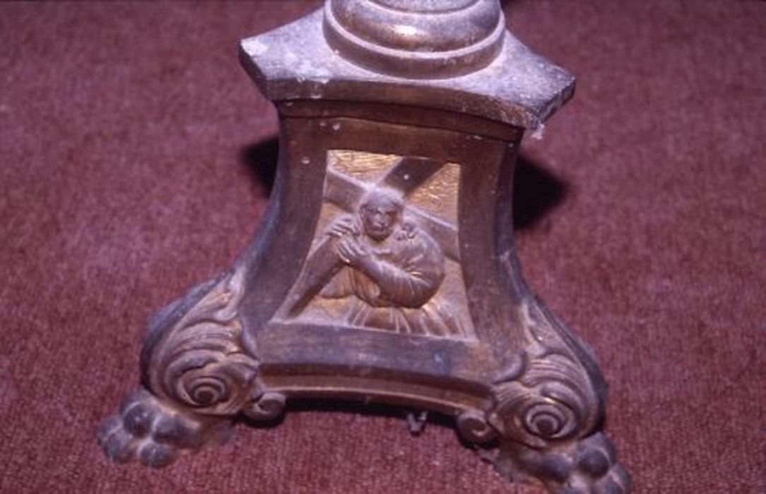 croix d'autel, détail - © Ministère de la Culture (France), Conservation des antiquités et des objets d’art de l'Ariège – Tous droits réservés