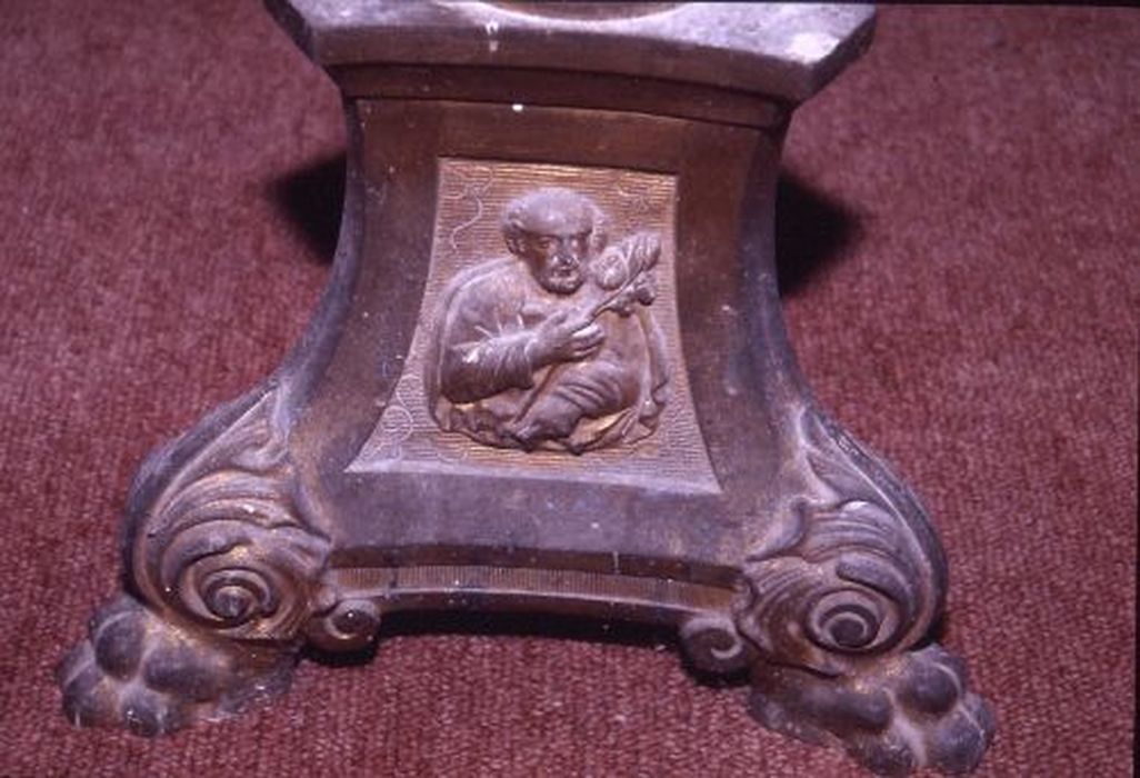 croix d'autel, détail - © Ministère de la Culture (France), Conservation des antiquités et des objets d’art de l'Ariège – Tous droits réservés 