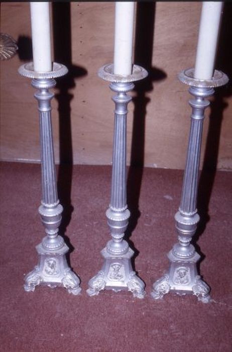 chandeliers d'autel - © Ministère de la Culture (France), Conservation des antiquités et des objets d’art de l'Ariège – Tous droits réservés