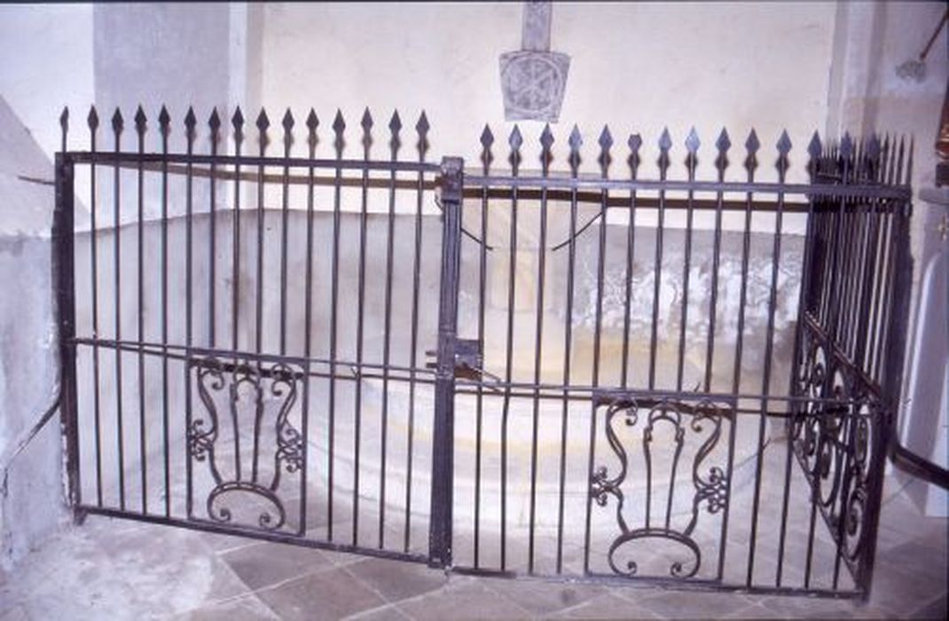 clôture de chapelle (grille) - © Ministère de la Culture (France), Conservation des antiquités et des objets d’art de l'Ariège – Tous droits réservés