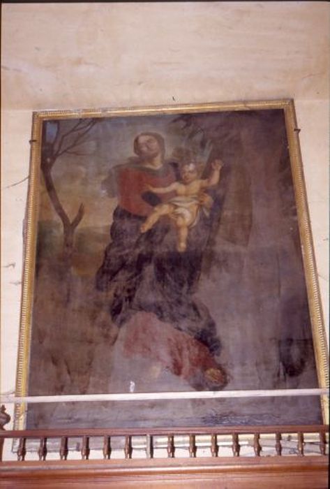 tableau : Vierge à l'Enfant - © Ministère de la Culture (France), Conservation des antiquités et des objets d’art de l'Ariège – Tous droits réservés