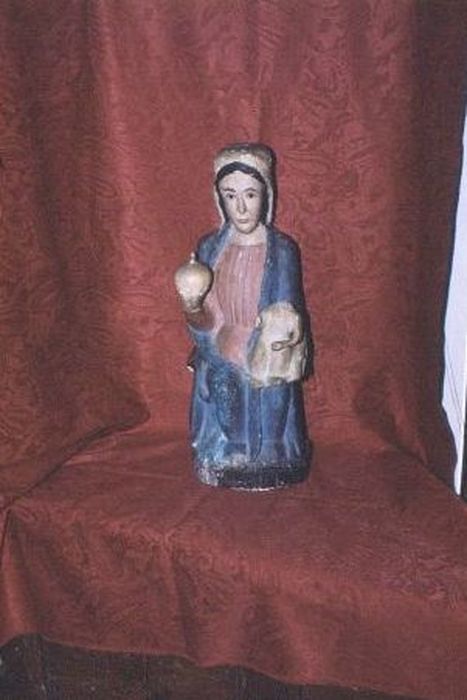 statue (statuette) : Vierge à l'Enfant dite Notre-Dame-d'Aulignac