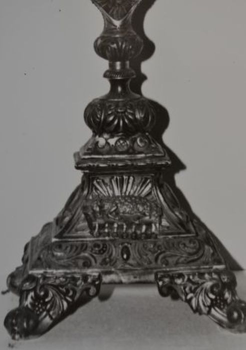 ostensoir, détail - © Ministère de la Culture (France), Conservation des antiquités et des objets d’art de l'Ariège – Tous droits réservés 