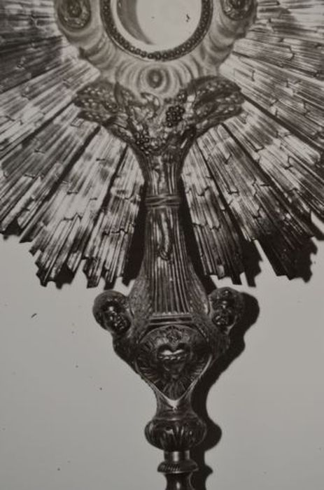 ostensoir, détail - © Ministère de la Culture (France), Conservation des antiquités et des objets d’art de l'Ariège – Tous droits réservés 