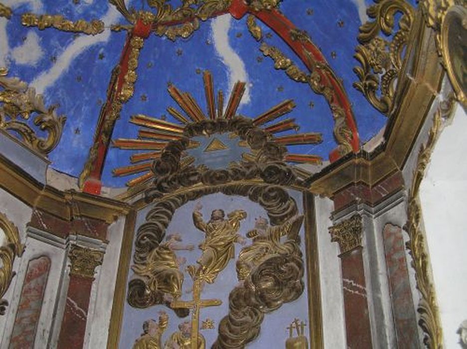 retable du maître-autel, vue partielle