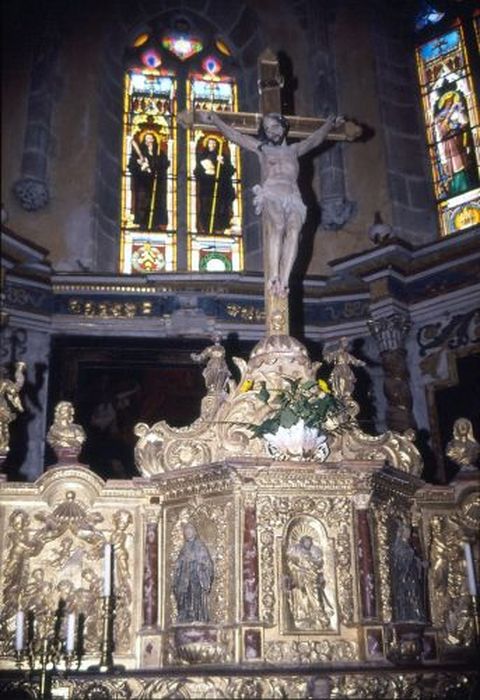 tabernacle du maître-autel, vue partielle