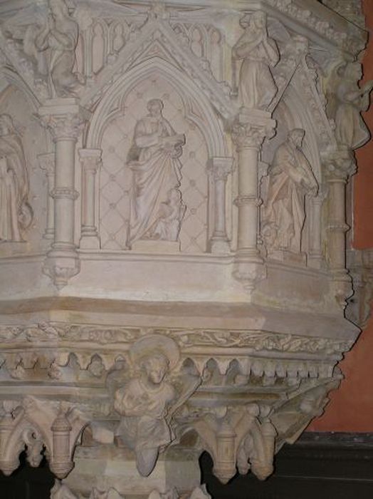 chaire à prêcher, détail